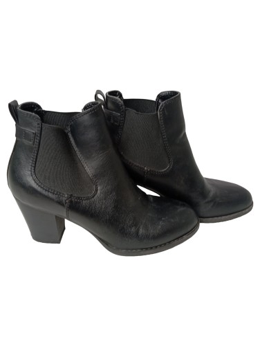 PESARO Damen Stiefelette 38 Schwarz Elegant Chelsea Boots