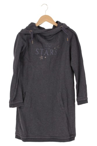 Strickkleid Esprit Sweatshirt Kleid ESPRIT Damen Hoodie Kleid Grau