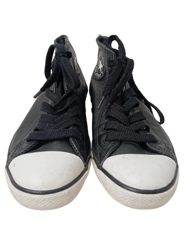 CONVERSE Chuck Taylor All Star Sneaker High Damen Leder Schwarz Gr
