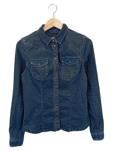 ONLY Jeansjacke Damen 36/S Blau Casual Denim Jacke