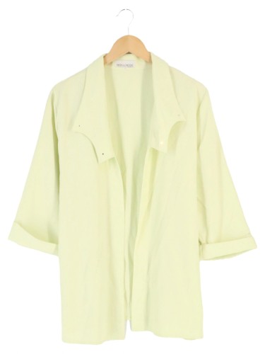 MONA Damen Leichte Jacke XL/44 Gelb Klassisch Elegant Business