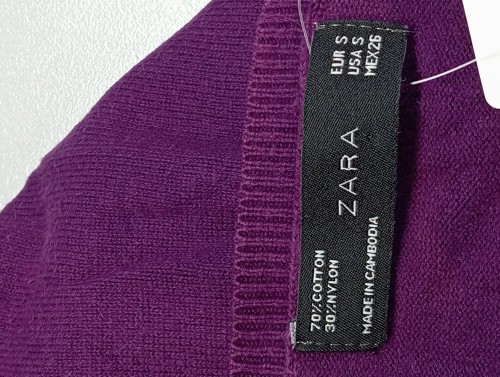 Pullover Damen Zara Strickpullover Zara Weißes Sweatshirt Zara