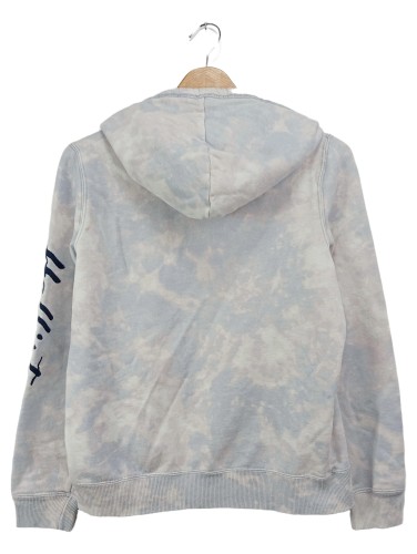 Hoodie Damen M Blau Logo Print Streetwear Baumwolle Polyester - Bild 2