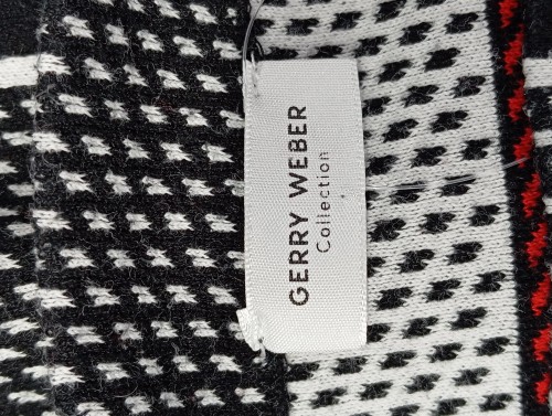 GERRY WEBER Damen Pullover M Mehrfarbig Grafik Strick Elegant