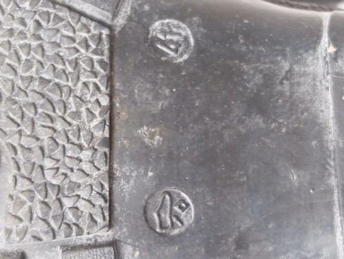 Stiefelette Damen Schwarz Gr. 41 Zierknöpfe Reißverschluss - Bild 4