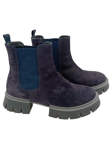 Jeans Dunkelblaue Wildleder Stiefeletten MARC CAIN Chelsea Boots