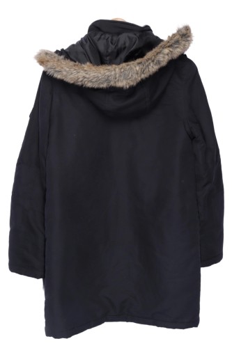 Parka Damen Winterjacke Schwarz Fell RODEO Damen Winterjacke Parka - Main Image