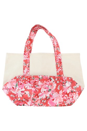 JILL STUART Damen Henkeltasche Stoff Mehrfarbig Blumenmuster