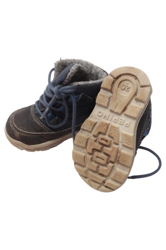 PEPINO Kinder Winterstiefel 20 Blau Schnürung Praktisch