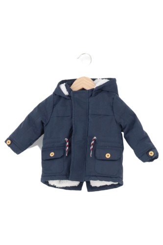 TOM TAILOR Kinder Winterjacke 68 Blau Kapuze Casual Polyester