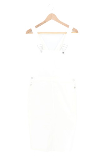 Sommerkleid Damen Weiß Maxi Baumwolle Gr. XS Elegant Freizeit - Bild 1