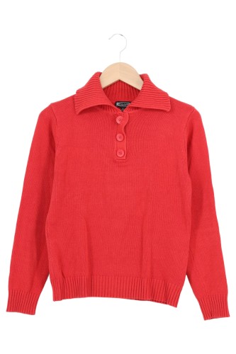 CECILIA CLASSICS Damen Pullover Rot 38/M Casual Klassisch