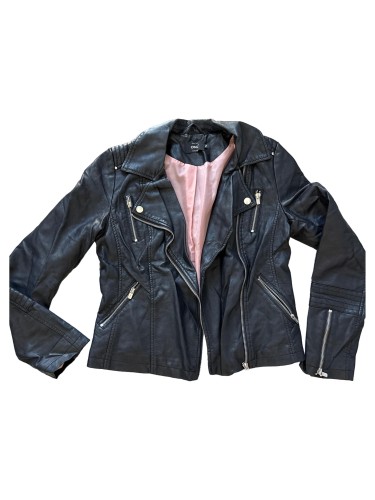 Bikerjacke Only Lederjacke Wildleder ONLY Damen Lederjacke
