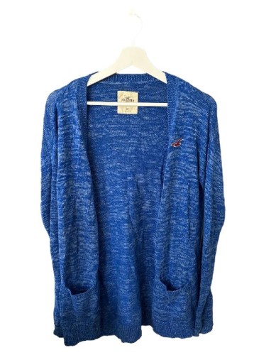HOLLISTER Damen Strickjacke UNI Blau Casual