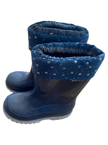 ROMI KIDS Gummistiefel Kinder 26 Blau gefüttert Regenstiefel