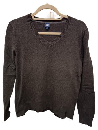 CECIL Damen Pullover V-Ausschnitt Grau 38/M Casual