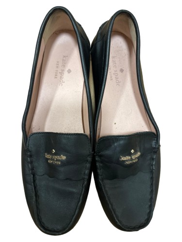 KATE SPADE Loafer Damen Schwarz Leder 39 Klassisch Freizeit