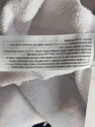 Hoodie Damen M Blau Logo Print Streetwear Baumwolle Polyester - Bild 3