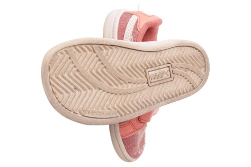 Pink Puma Glitzer Schuhe Kinder PUMA Sneaker Low Kinder 23 Rosa