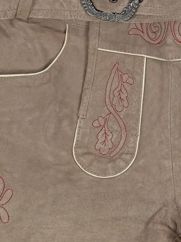 Ballerinas Aus Wildleder Für Damen – Trachten-Schuhe In Braun, Größe 36 – Perfekt Zum Dirndl