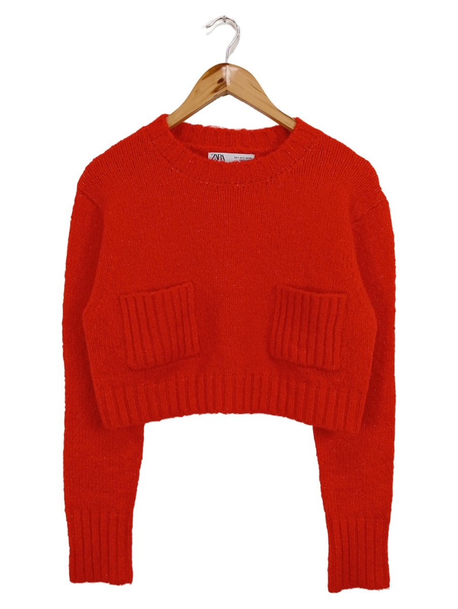 Strick Pullover Roter Pullover Damen Zara ZARA Damen Pullover Rot