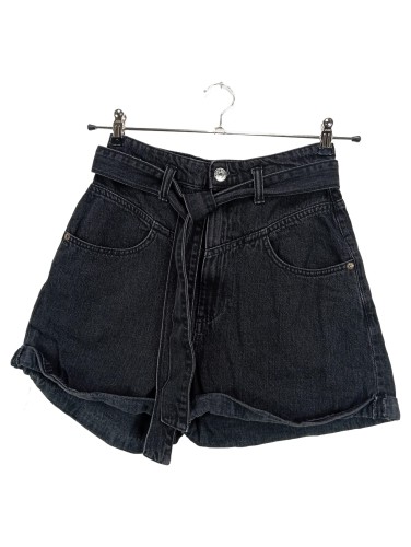 Womens Shorts Damen Jeans Shorts Schwarz H&M+ Curvy Fit Bermuda