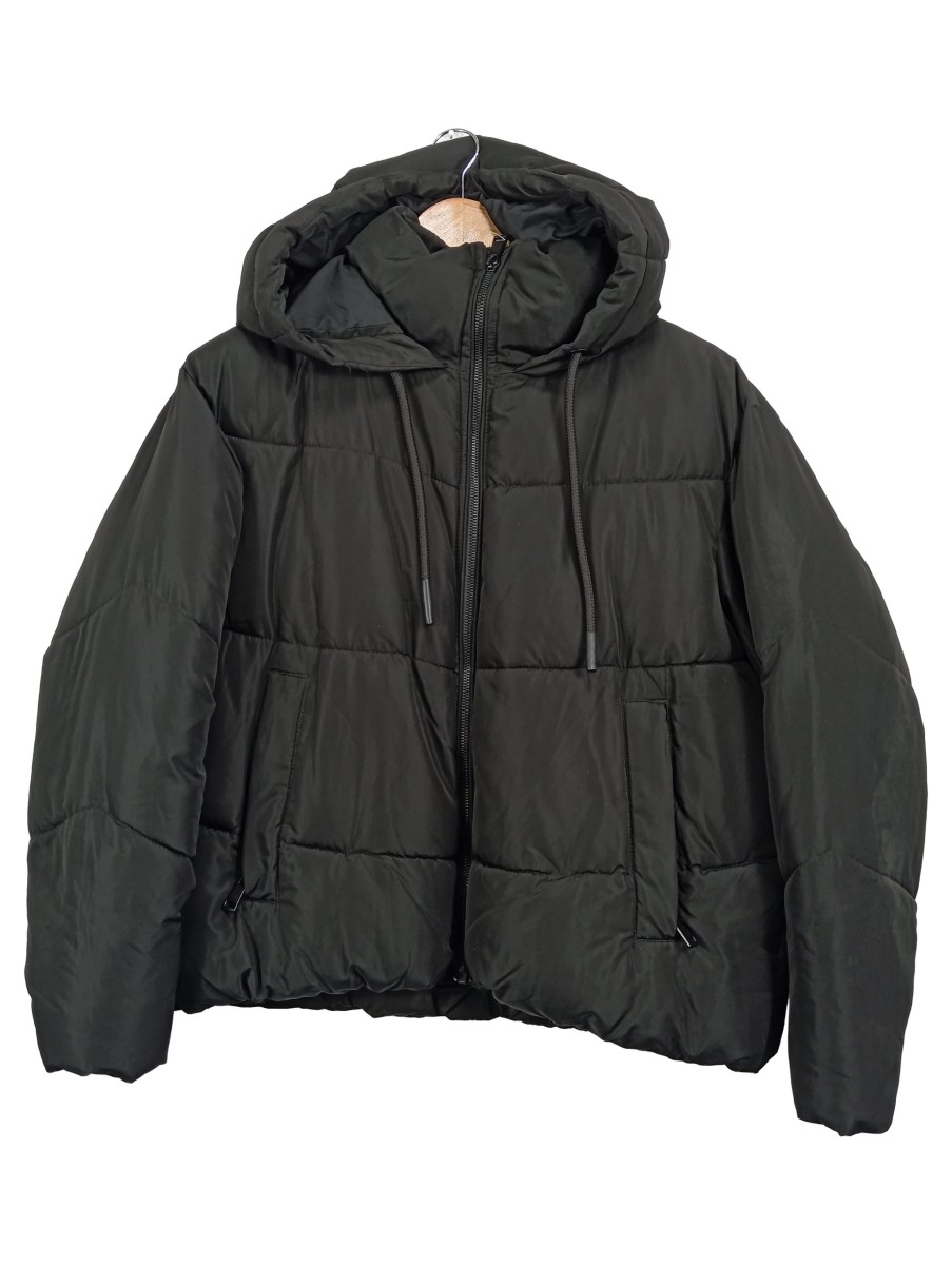 Puffer Jacke Leder Winterjacke Zara Zara Bikerjacke Leder