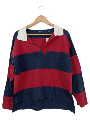 GANT Damen Pullover gestreift Mehrfarbig 38/M Preppy