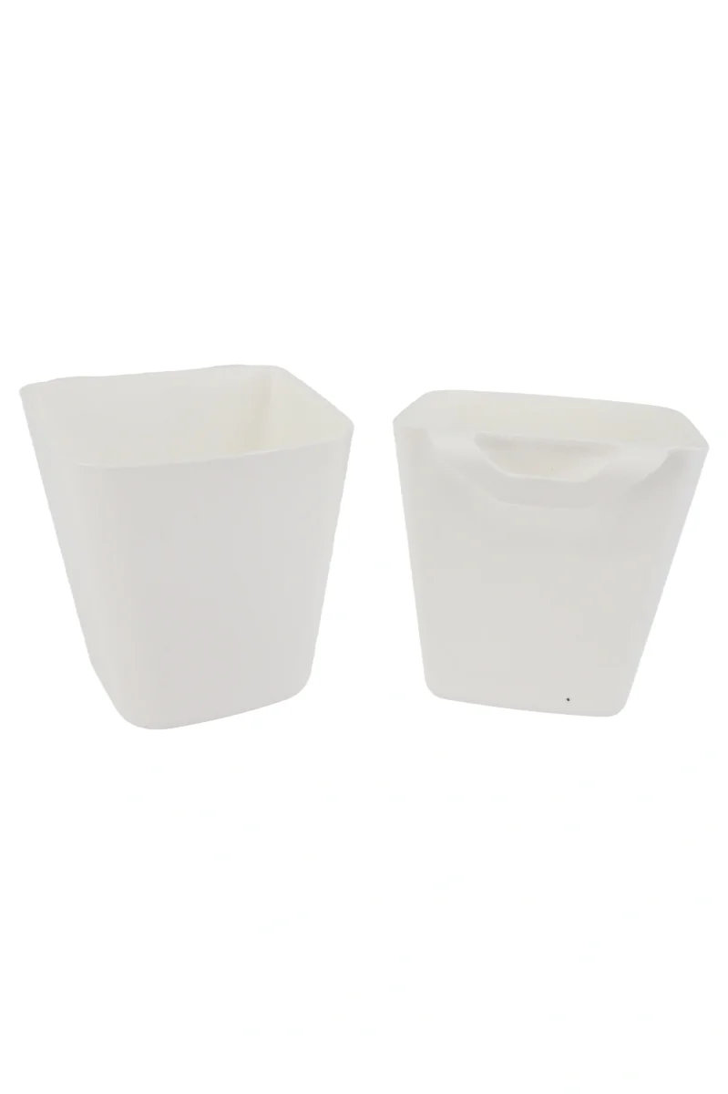 IKEA Aufbewahrungsboxen 2er Set Weiß Kunststoff…