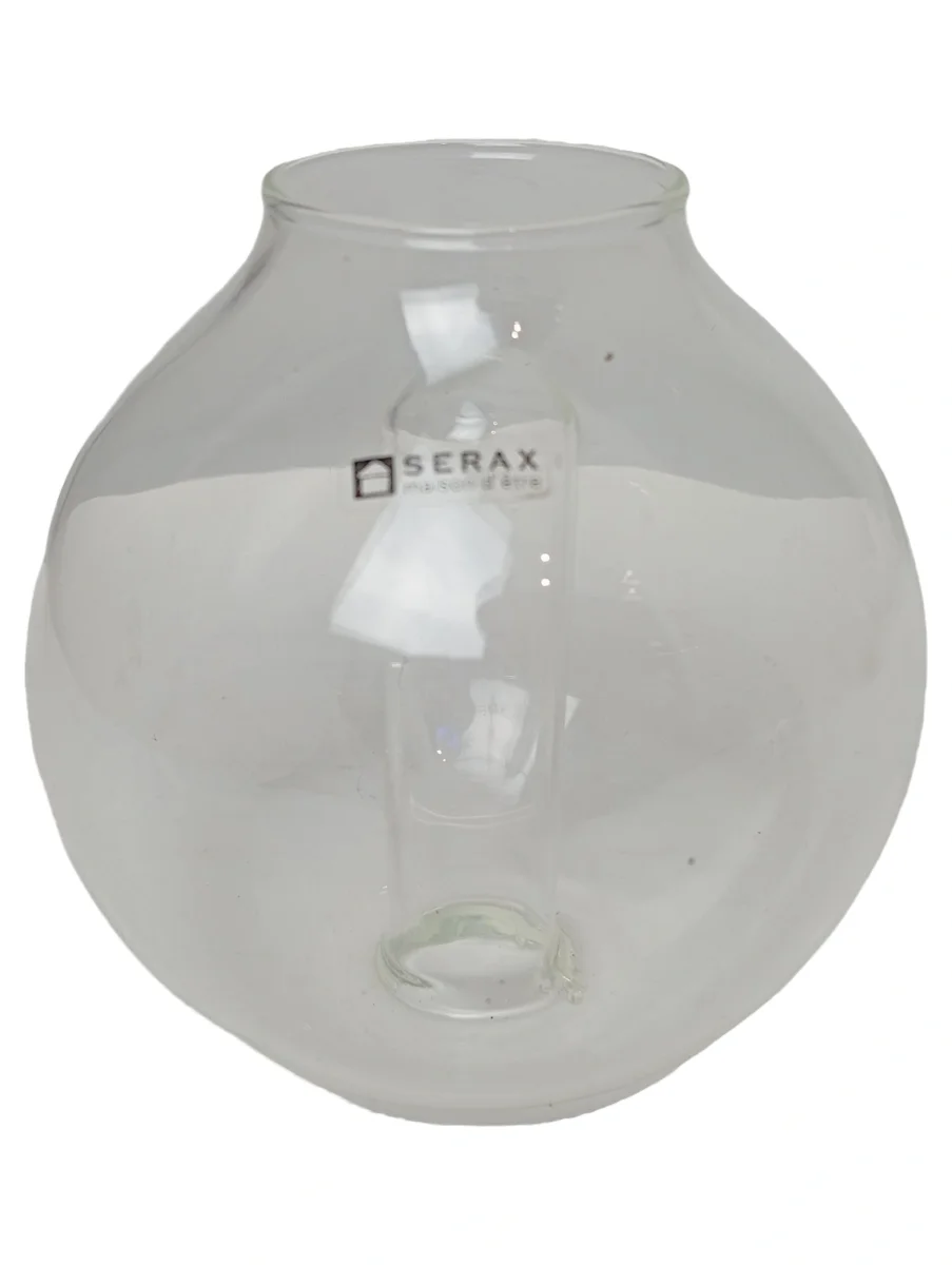DEPOT Vase Transparent Glas kugelförmig Uni Modern 15 cm…
