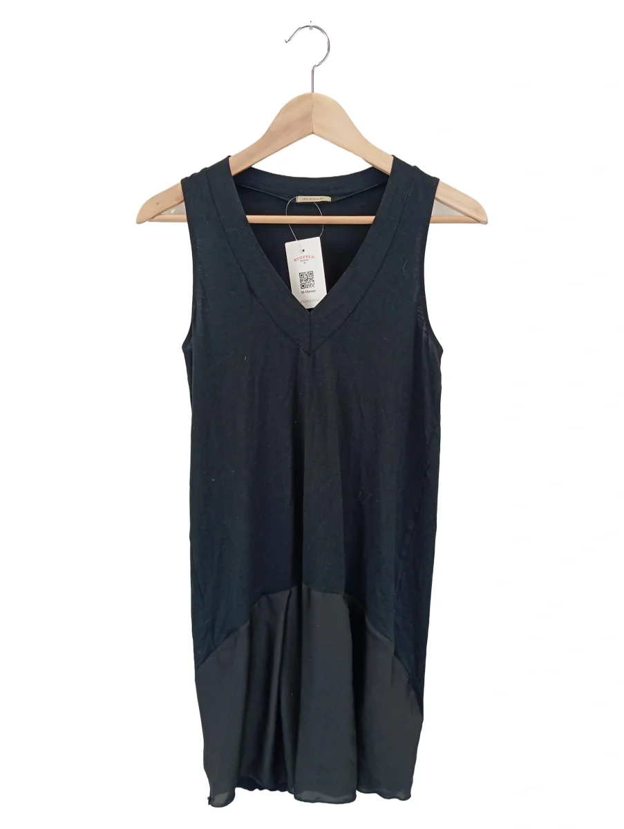 Damen Freizeitkleid Schwarz Gr. 38/M Elegant Minimalistisch