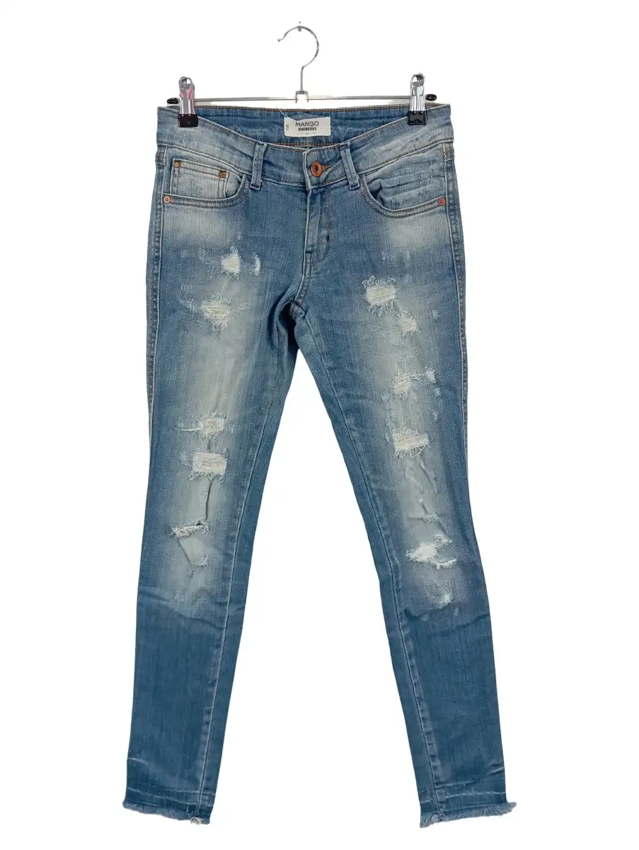 MANGO Destroyed Jeans