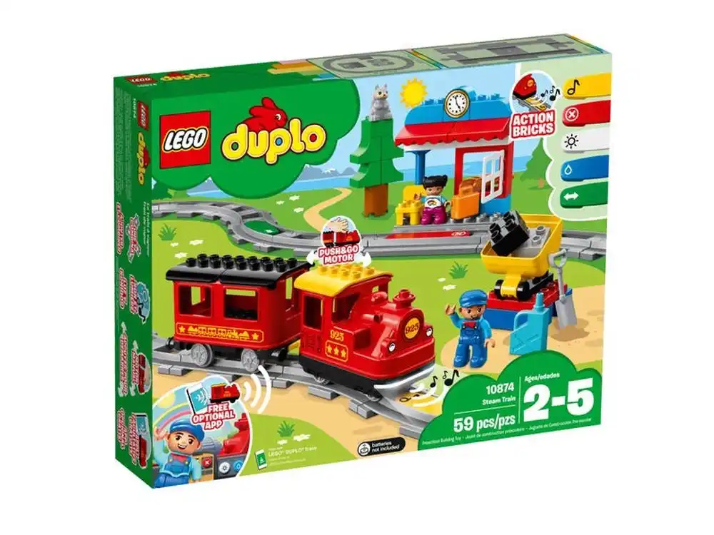 DUPLO Dampfeisenbahn Bauset 10874 Mehrfarbig ab 24 Monate