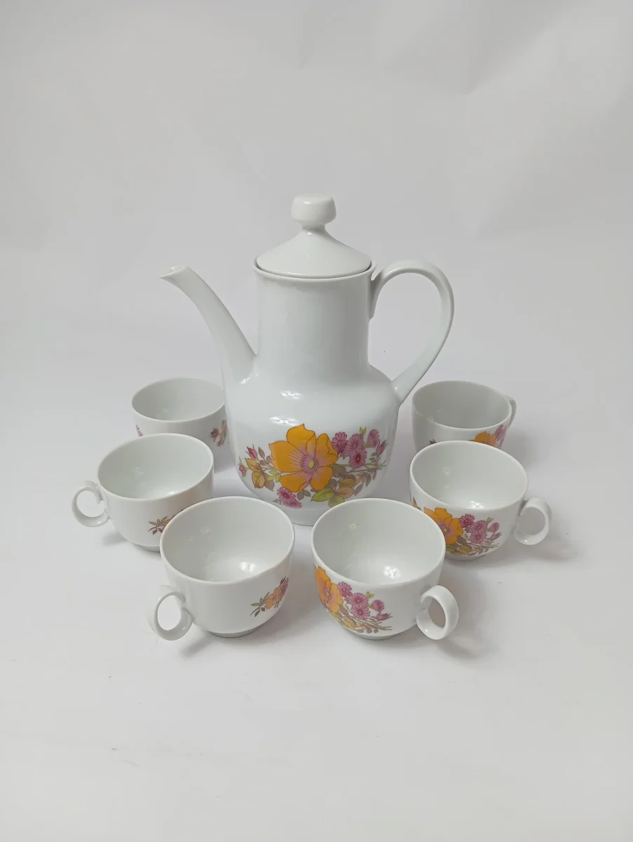 WINTERLING Kaffeeservice 9-teilig Porzellan Blumen Vintage…