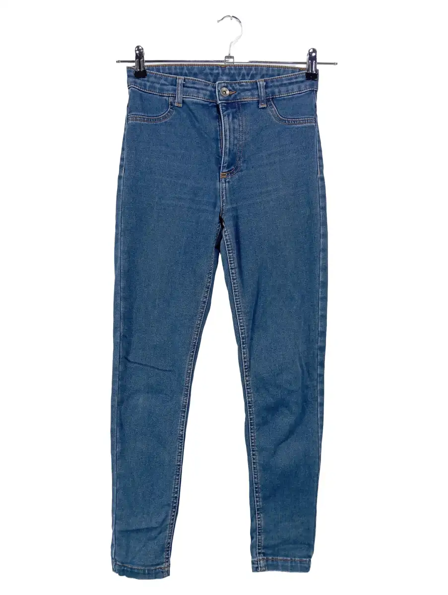 Damen Jeans Slim Fit Blau Gr. S W28/36 Casual