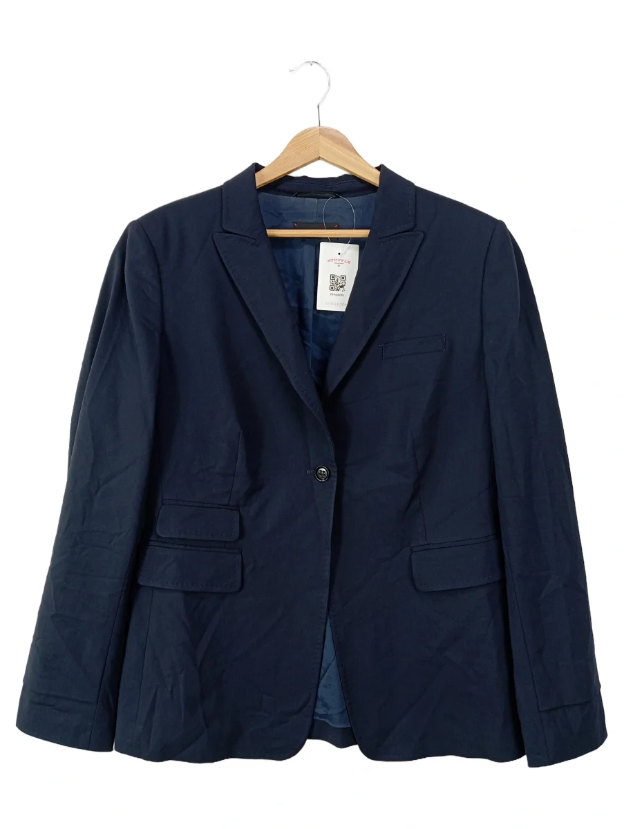 Blazer Damen Blau Gr. UNI Polyester Business Langarm Frühjahr/Sommer