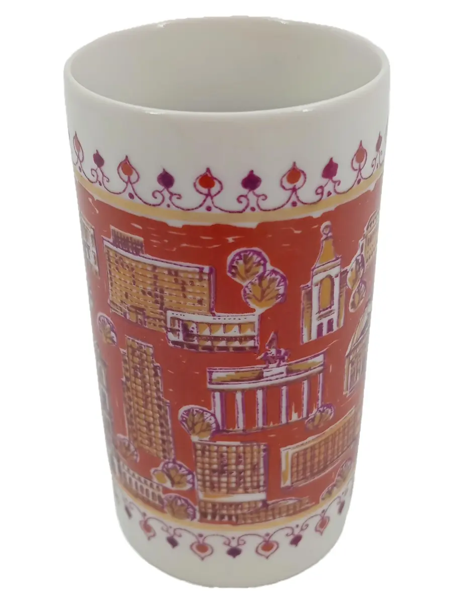 WALLENDORFER PORZELLAN WALLENDORF 1764 Kaffeebecher Rot…