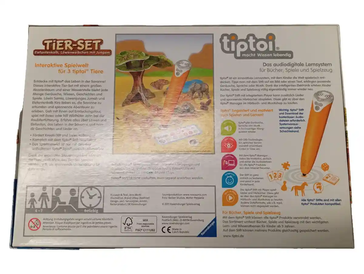RAVENSBURGER TIPTOI Spielfiguren-Set Komplett Bild 2