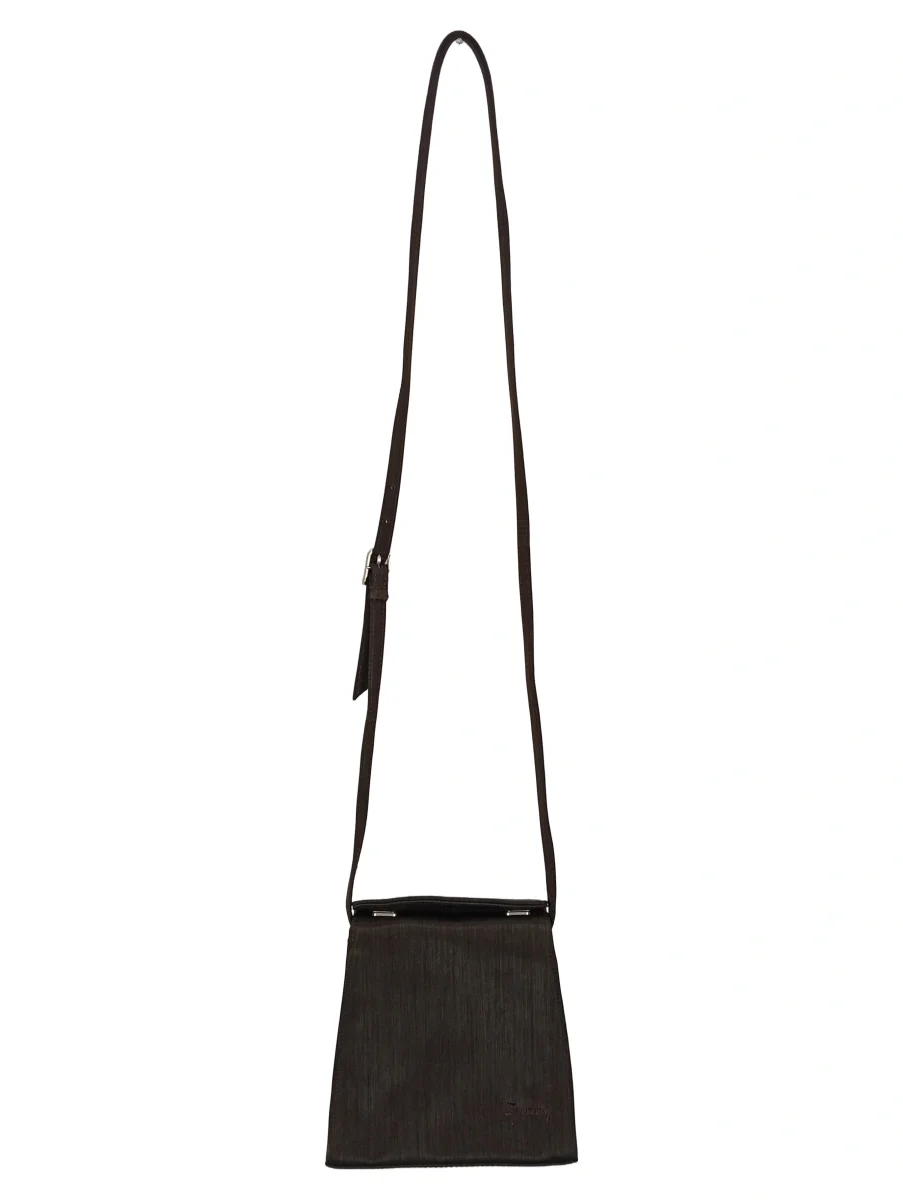 Damen Umhängetasche Braun Leder Vintage Elegant Klassisch 18x18cm