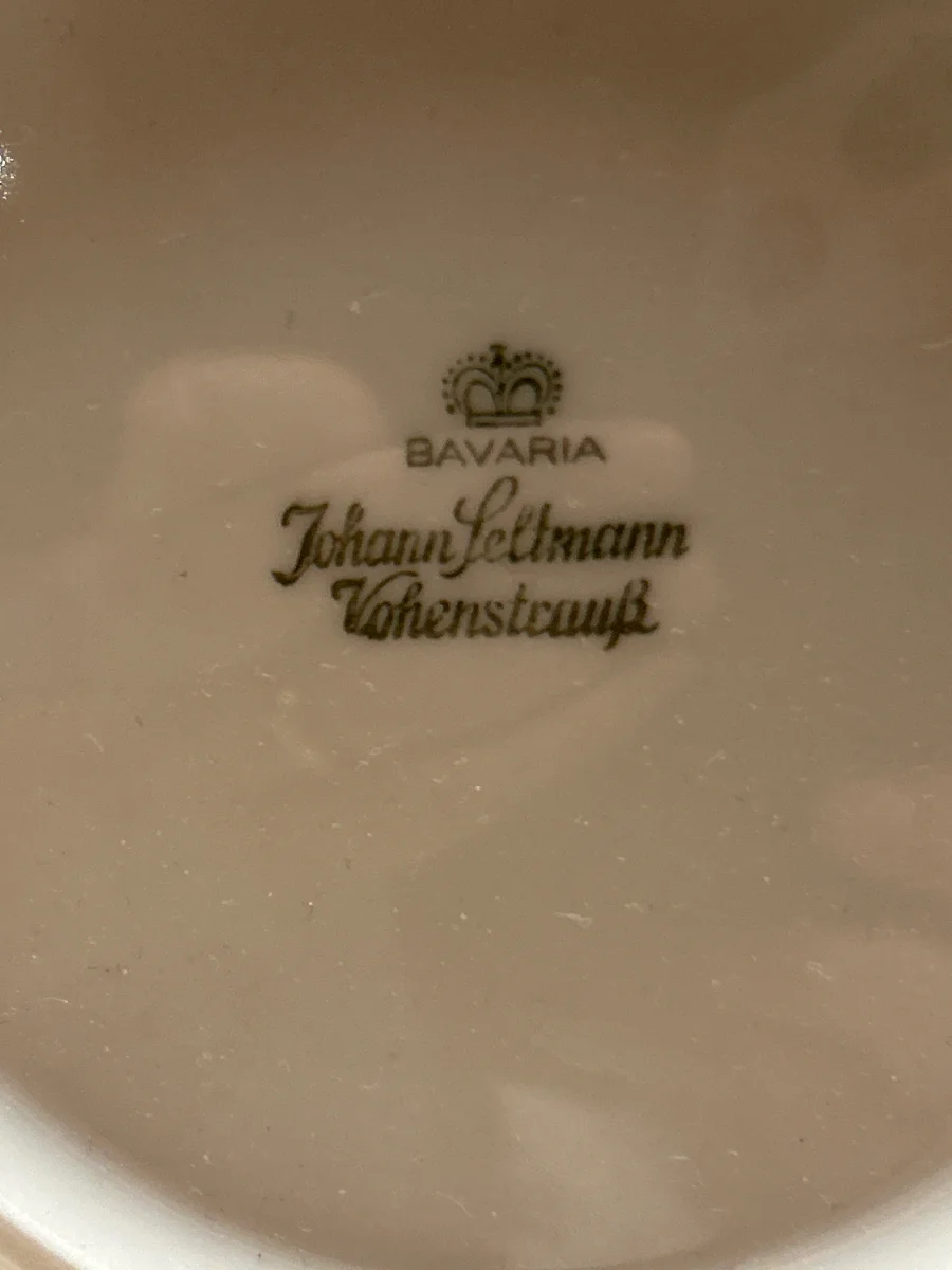 JOHANN SELTMANN VOHENSTRAUSS Suppentasse Bild 2