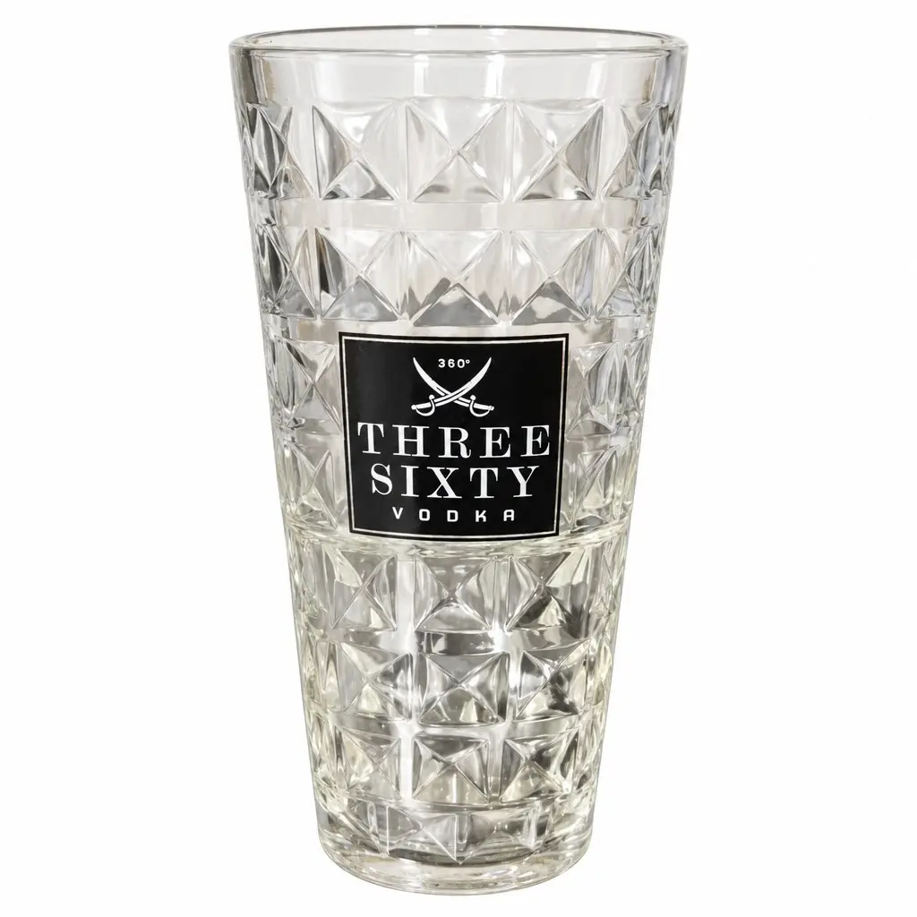 THREE SIXTY Barzubehör Vodka Trinkglas Transparent…