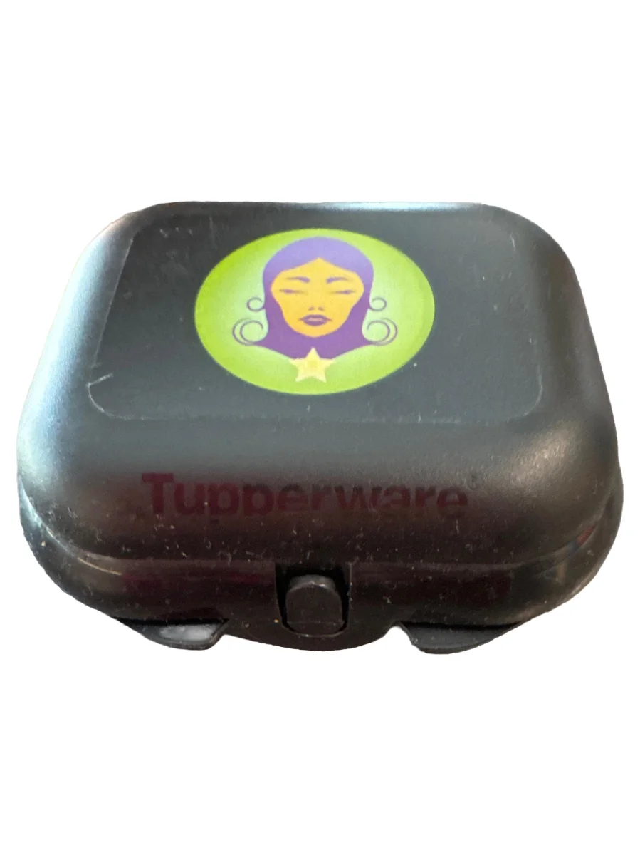 TUPPERWARE Behälter Dose Schwarz Praktisch Vorratsdose…