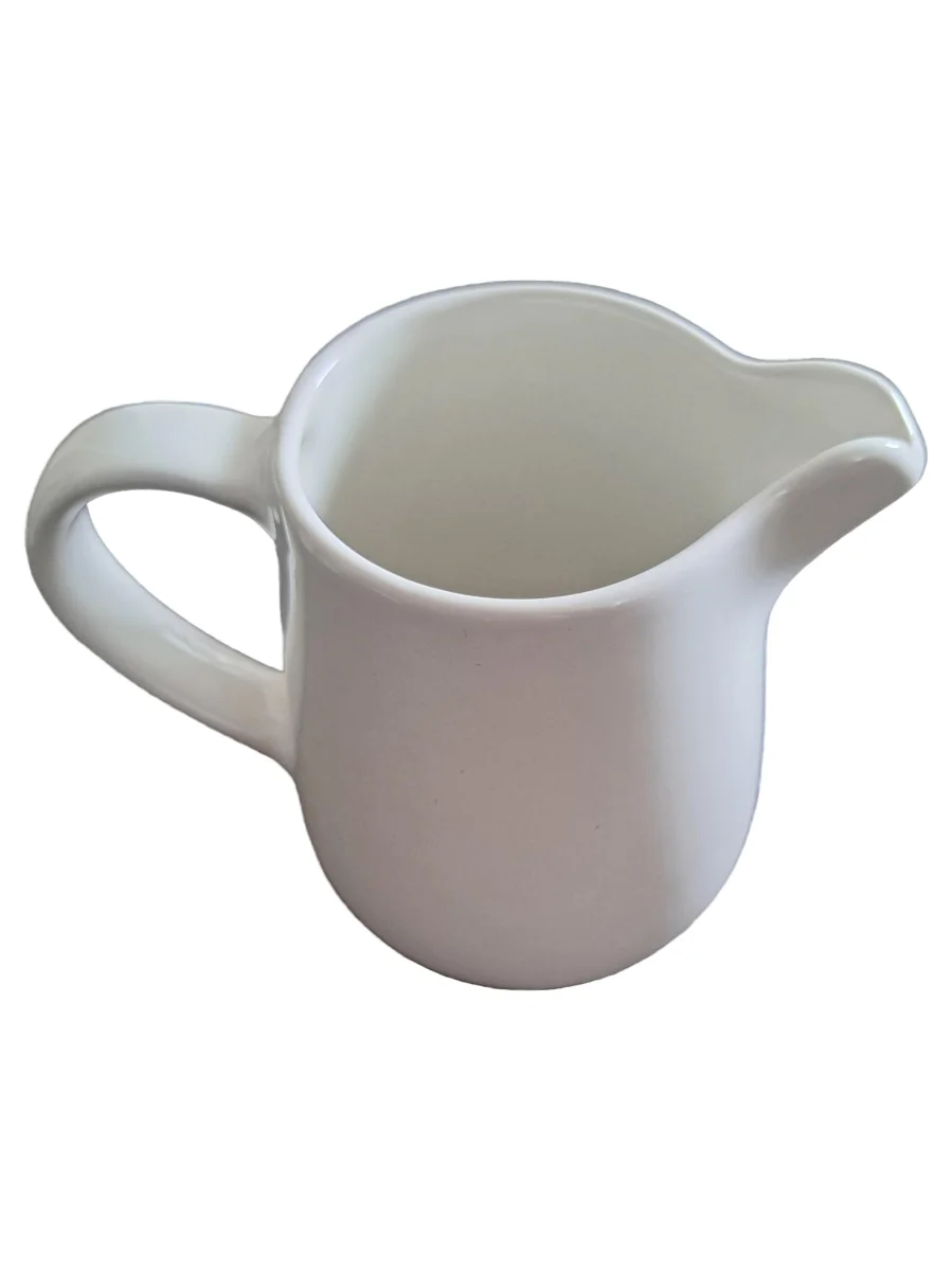 IKEA Milchkännchen Weiß Keramik Uni Minimalistisch Alltag