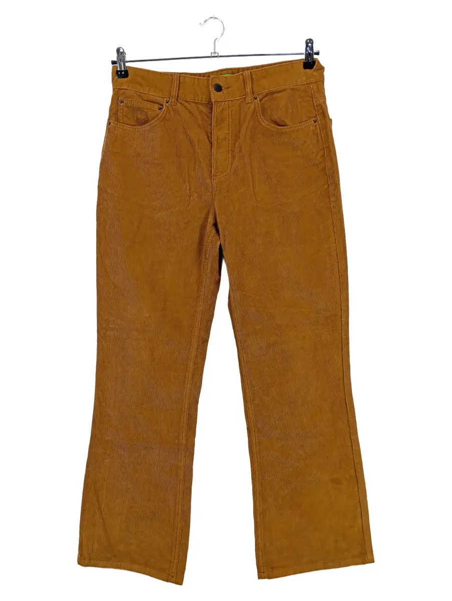 Cordhose Damen Gr. 38 Braun Baumwolle Casual Freizeit