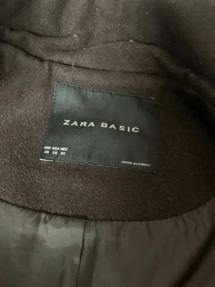 ZARA BASIC Wollmantel Bild 7