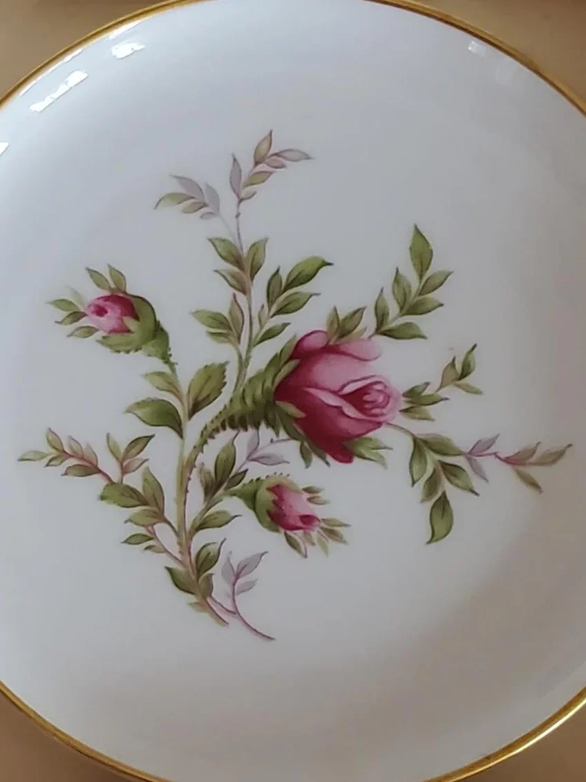 ROSENTHAL Kuchenteller Mehrfarbig Porzellan Blumenmuster…