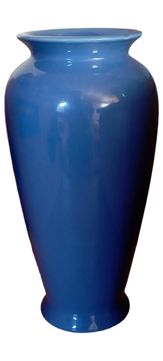 Blaue Keramikvase
