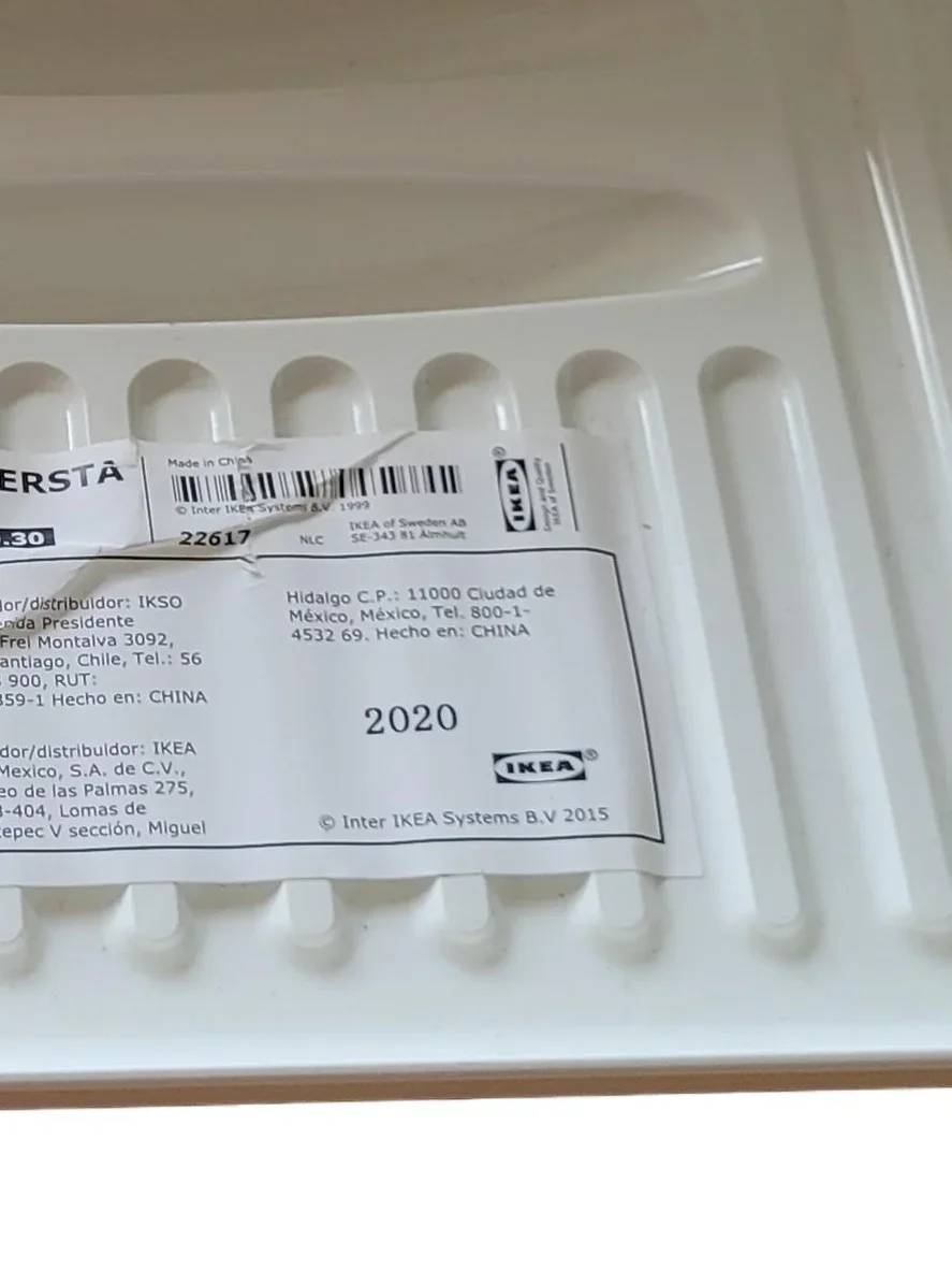 IKEA Abtropfgestell Abtropfschale Küche SUNNERSTA Weiß…