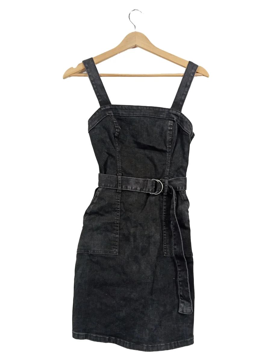 HOLLISTER Damen Jeanskleid Schwarz Gr. 34;XS Casual Denim