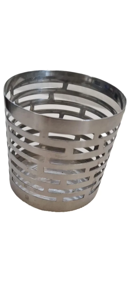 IKEA Aufbewahrungskorb Gittermuster 8cm Höhe Metall…